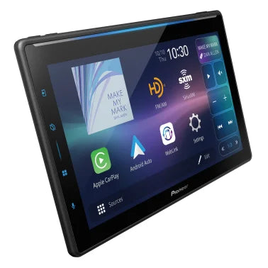 Pioneer® DMH-WT6000NEX 10.1-In. Car In-Dash Unit, Single-DIN with Floating Touch Screen, Wired/Wireless Apple CarPlay®/Android Auto™, and SiriusXM™ Ready