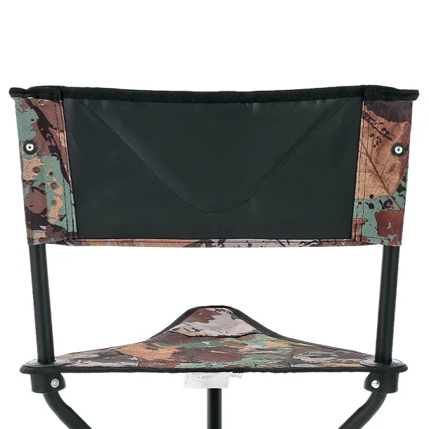 ARROWHEAD OUTDOOR™ 360°-Swiveling Compact Hunting Blind and Fishing Chair Stool Seat (Camouflage)