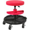 Rolling Garage Stool, 300 LBS Capacity Mechanic Stool with 2.5