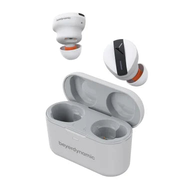 beyerdynamic® Free BYRD Bluetooth® Earbuds with Microphone, Active Noise Canceling, True Wireless with Charging Case (Gray)