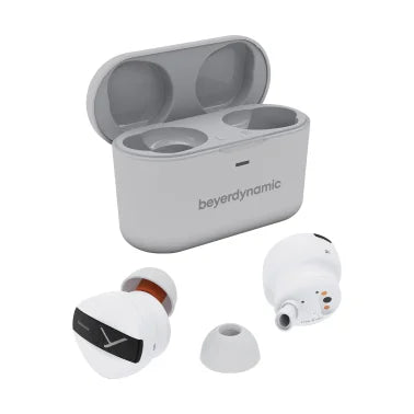 beyerdynamic® Free BYRD Bluetooth® Earbuds with Microphone, Active Noise Canceling, True Wireless with Charging Case (Gray)