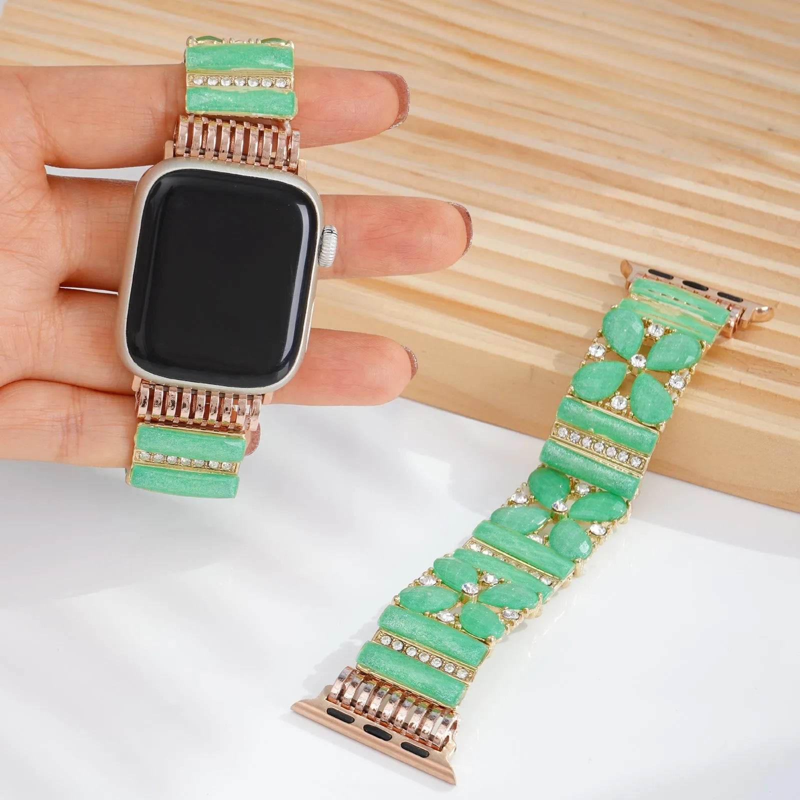 Strap Green Jewelry Watch Band Bracelet women 