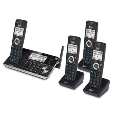 AT&T® 4-Handset Expandable Cordless Phone with Bluetooth® Connect to Cell™, Smart Call Blocker, and Answering System