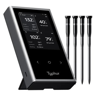 Typhur® Sync Quad 4-Probe Wireless Meat Thermometer