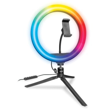 Bower® 10-In. RGB Selfie Desktop Ring Light Studio Kit