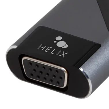 HELIX USB-C® to VGA Mini Key Chain Travel Adapter