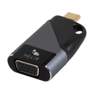 HELIX USB-C® to VGA Mini Key Chain Travel Adapter