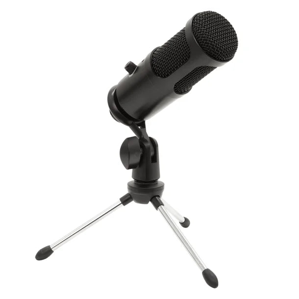 HELIX PodcastMic Recording Condenser Microphone, Black