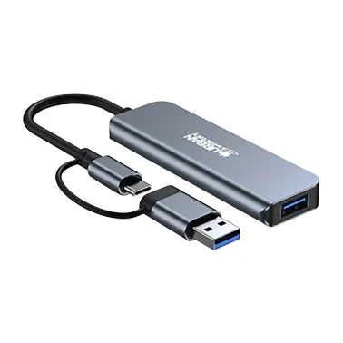 Urban Factory MINEE Dual USB-A/USB-C® 4-Port Hub