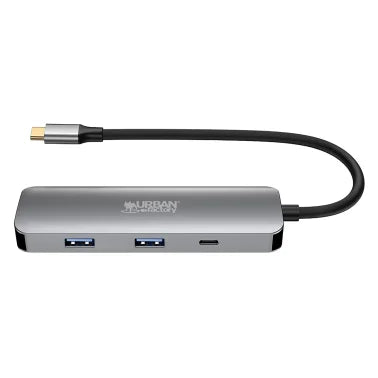 Urban Factory HUBEE 4-in-1 USB-C®, USB-A, and HDMI® Mini Hub, 100-Watt PD