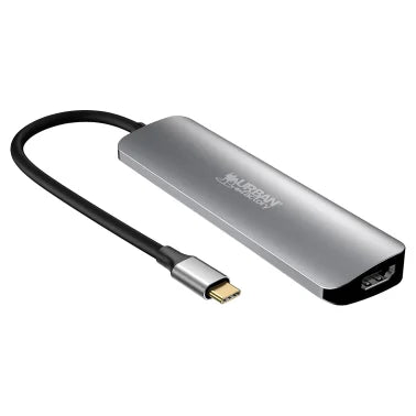 Urban Factory HUBEE 6-in-1 USB-C®, USB-A, HDMI®, and SD Card™ Mini Hub, 100-Watt PD