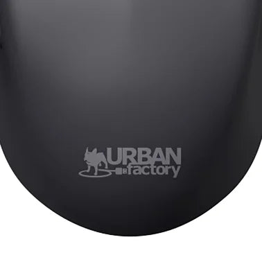 Urban Factory ONLEE COLOR Wireless 1600 DPI Ambidextrous Mouse, 6 Buttons, Bluetooth® (Black)