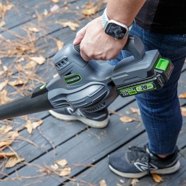 Genesis™ G20Max 130-MPH at 95-CFM 20-Volt Battery-Powered 2-Speed Blower/Sweeper