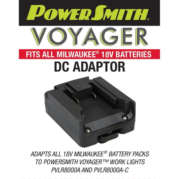 PowerSmith® Voyager DC Battery Adapter for 18-Volt Milwaukee® Battery Pack