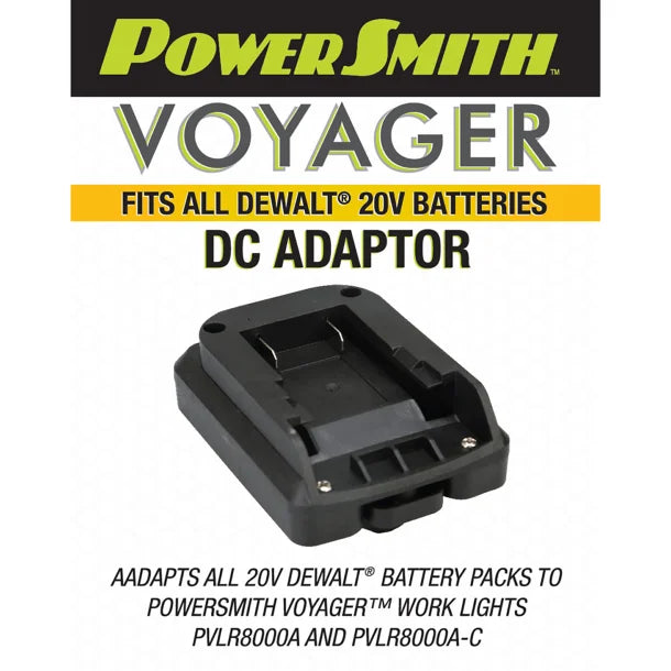 PowerSmith® Voyager DC Battery Adapter for 20-Volt DEWALT® Battery Pack