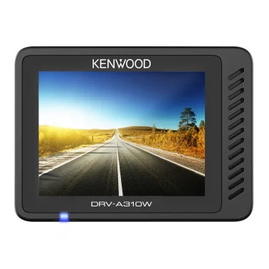 KENWOOD® DRV-A310W Front 1080p Compact Dash Cam with 2-In. Display and Built-in GPS for 12-/24-Volt Systems