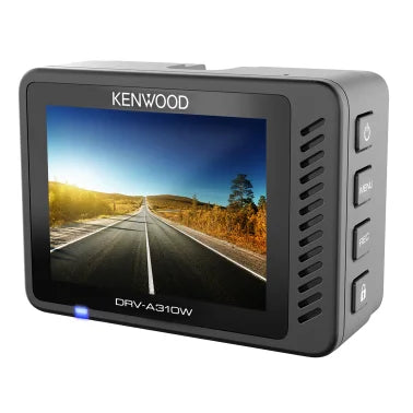 KENWOOD® DRV-A310W Front 1080p Compact Dash Cam with 2-In. Display and Built-in GPS for 12-/24-Volt Systems