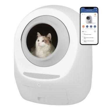 Casa Leo™ Leo’s Loo Too Smart Self-Cleaning Cat Litter Box (Leo Gray)