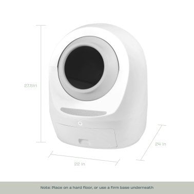 Casa Leo™ Leo’s Loo Too Smart Self-Cleaning Cat Litter Box (Leo Gray)