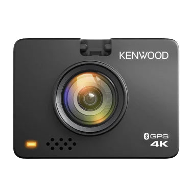 KENWOOD® DRV-A610WDP Front 4K and Rear 1440p Compact Dash Cams with 2-In. Display and Built-in GPS for 12-/24-Volt Systems