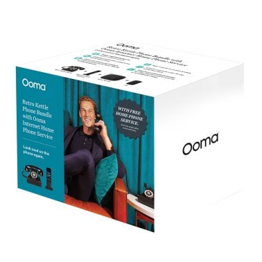 Ooma® Phone Genie with Black Crosley® Kettle Phone