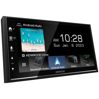 KENWOOD® DMX7709S 6.75-In. Car In-Dash Unit, Double-DIN Digital Receiver with HDMI®, WVGA Touch Screen, Android Auto™/Apple CarPlay®, and SiriusXM® Ready