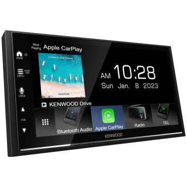 KENWOOD® DMX7709S 6.75-In. Car In-Dash Unit, Double-DIN Digital Receiver with HDMI®, WVGA Touch Screen, Android Auto™/Apple CarPlay®, and SiriusXM® Ready