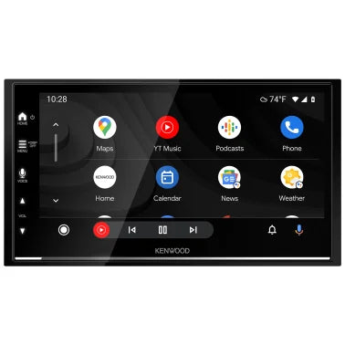 KENWOOD® DMX7709S 6.75-In. Car In-Dash Unit, Double-DIN Digital Receiver with HDMI®, WVGA Touch Screen, Android Auto™/Apple CarPlay®, and SiriusXM® Ready