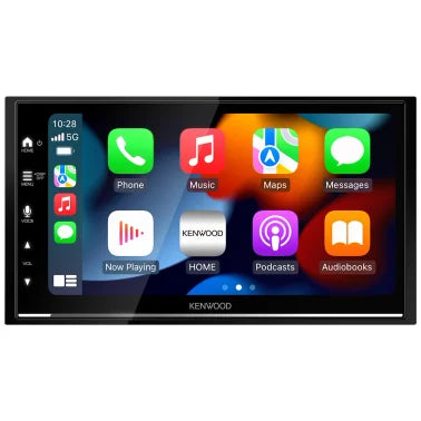 KENWOOD® DMX8709S 6.75-In. Car In-Dash Unit, Double-DIN Digital Receiver with HDMI®, WVGA Touch Screen, Wireless Android Auto™/CarPlay®, and SiriusXM® Ready