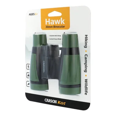 CARSON® Hawk™ 30mm Kids' Deluxe Ultra Binoculars