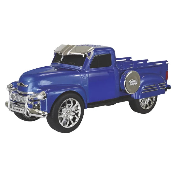 Audiobox® Retro Ride™ 10-Watt-RMS Bluetooth® Rechargeable Truck Speaker with FM Radio (Blue)