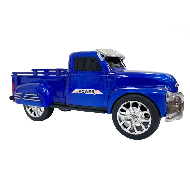 Audiobox® Retro Ride™ 10-Watt-RMS Bluetooth® Rechargeable Truck Speaker with FM Radio (Blue)
