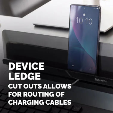 Fellowes® Breyta™ Ergonomic Monitor Riser (Black)