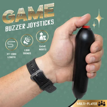 Digital Energy® Handheld Buzzer Game System Console with 8 Joystick Buzzers