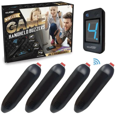 Digital Energy® Wireless Handheld Buzzer Game System Console (4 Pack)