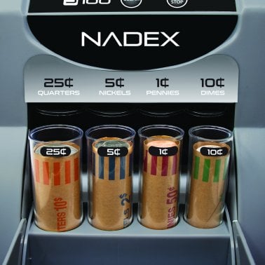 Nadex Coins™ S180 Digital Coin Counter, Sorter, and Wrapper