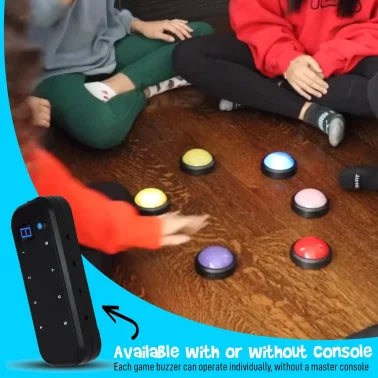 Teachers Choice® Light-up Game Buzzer System, 8 Pack