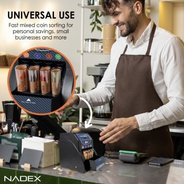 Nadex Coins™ Automatic Coin Sorter, S36