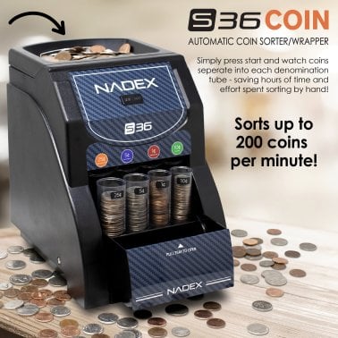 Nadex Coins™ Automatic Coin Sorter, S36