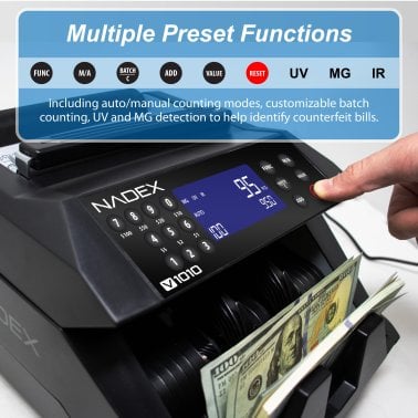 Nadex Coins™ V1010 Bill-Counting Machine