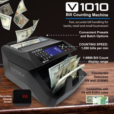 Nadex Coins™ V1010 Bill-Counting Machine