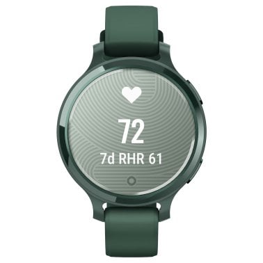 Garmin® Lily® 2 Active Health and Fitness GPS Smartwatch with Anodized Aluminum Bezel and Silicone Band (Jasper Green)