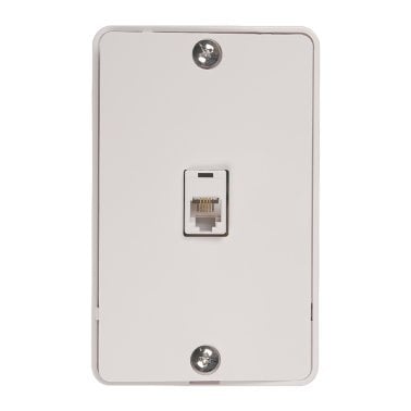 RCA TP251WHR 2-Piece Modular Phone Wall Mount, White