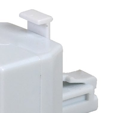 RCA TP257WHR Duplex Modular Phone Jack Adapter, White