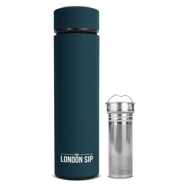 The London Sip® Tea Infuser Bottle (16 Oz.; Midnight Teal)