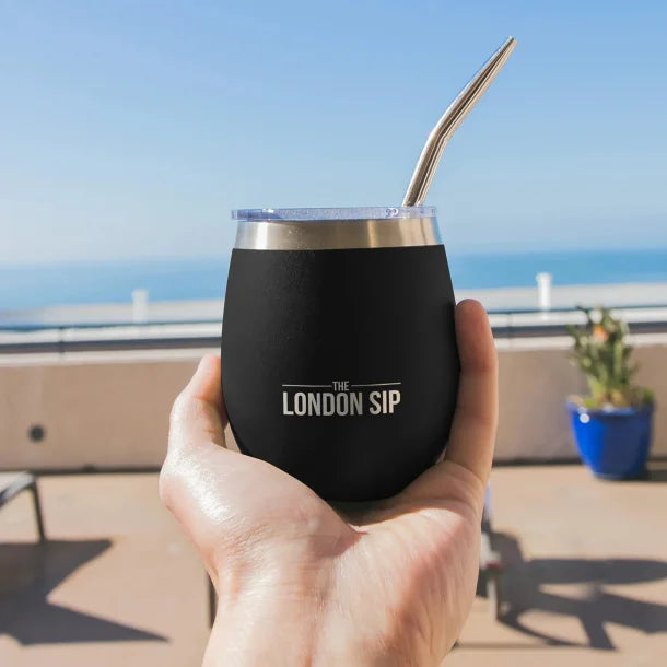 The London Sip® Yerba Mate Cup Set, 8 Oz. (Black)