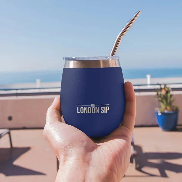 The London Sip® Yerba Mate Cup Set, 8 Oz. (Blue)