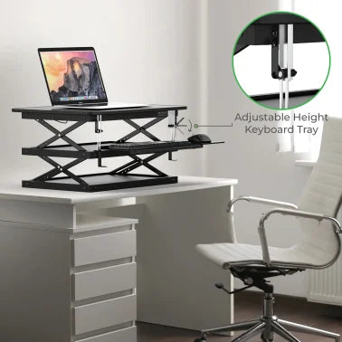 Uncaged Ergonomics® CHANGEdesk Adjustable Standing Desk Converter