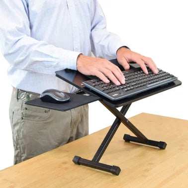 Uncaged Ergonomics® KT3 Computer Keyboard Riser Stand for Desk