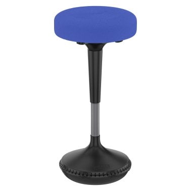 Uncaged Ergonomics® Wobble Stool® Adjustable-Height Standing Desk and Balance Stool (Blue)